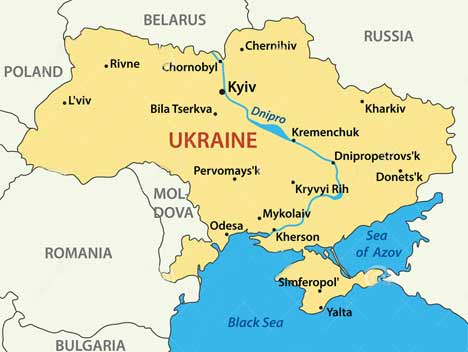 ukraine map